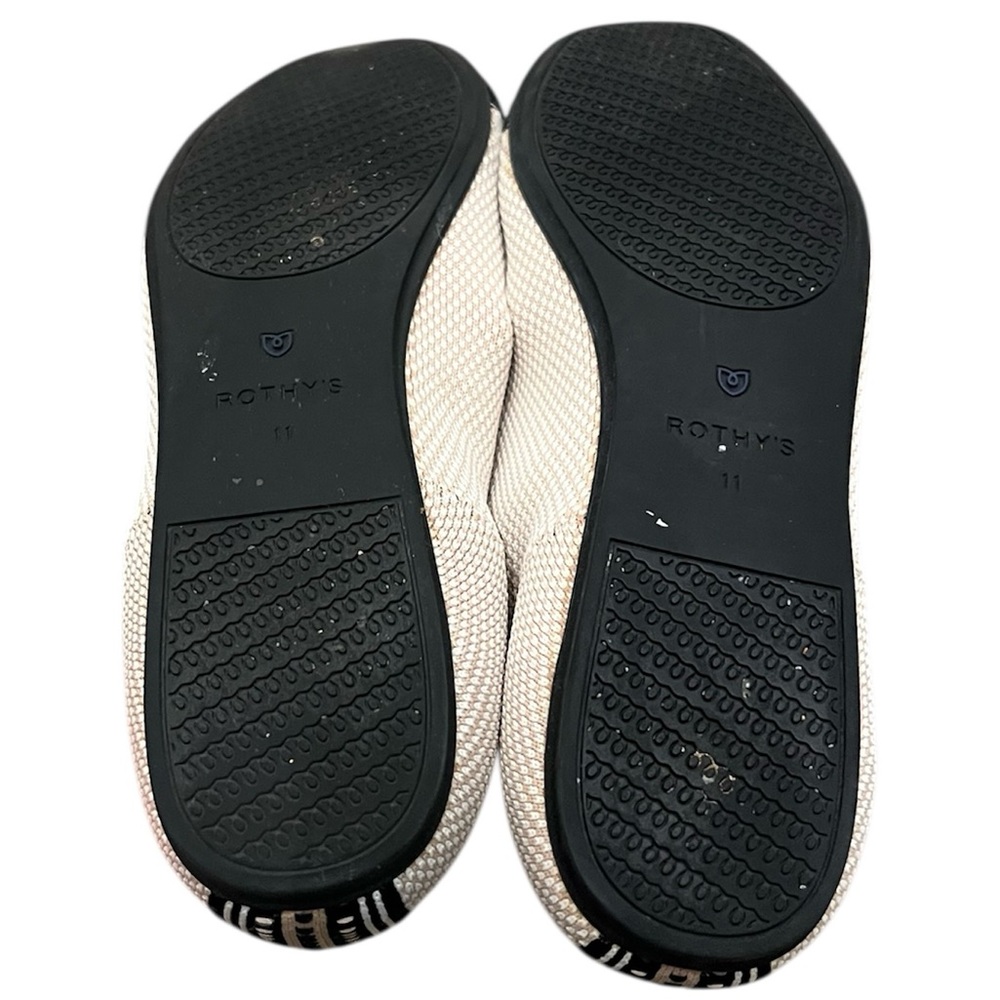 Rothy's Cream and Black Ballet Flats - Picture 5 of 6